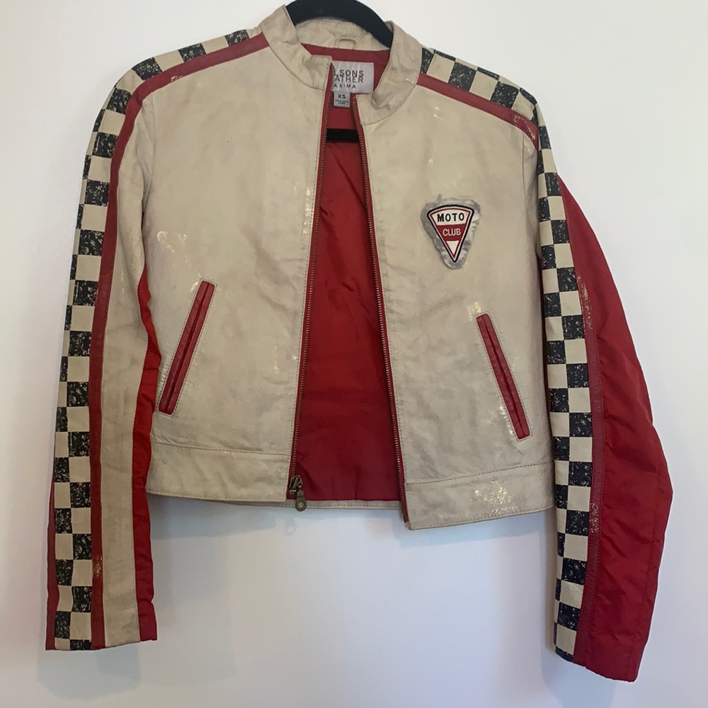 *RARE* Vintage Wilson’s Leather Moto Jacket XS